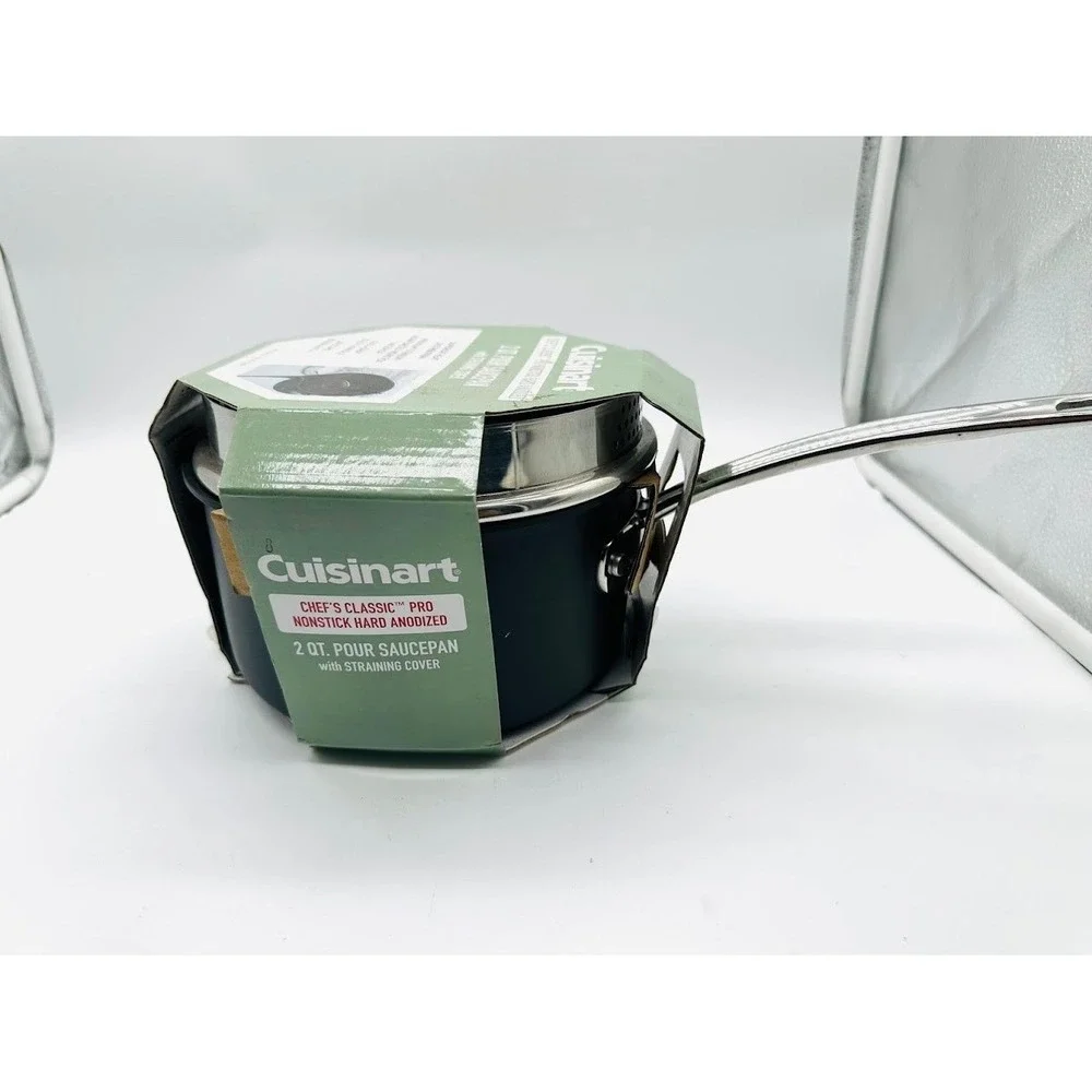 Cuisinart 2 Qt Pour Saucepan Chef's Classic Pro Nonstick Hard Anodized 6119-18P